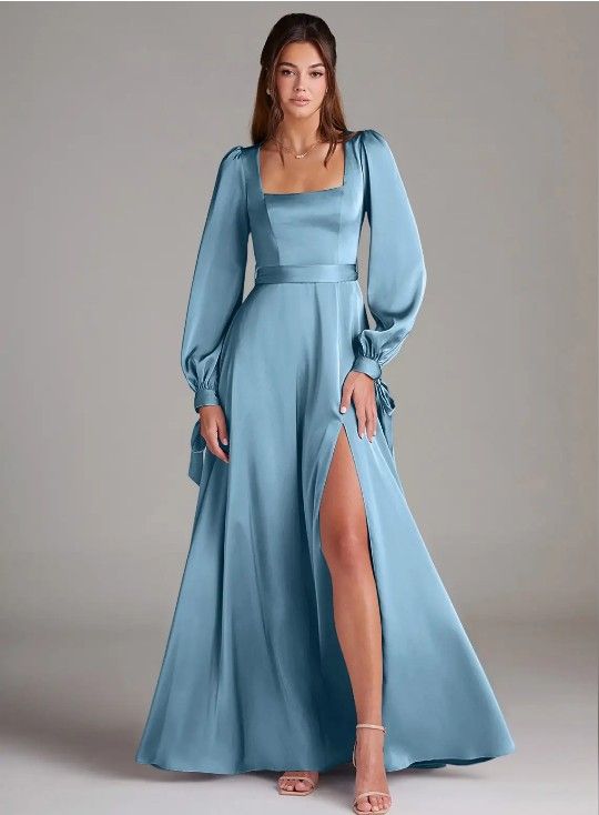 Long Sleeve Bridesmaid Dress
