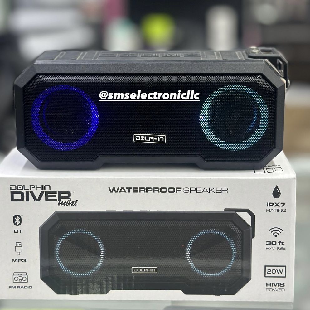 LED-Enhanced Waterproof Bluetooth Speaker