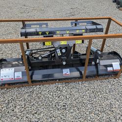 7ft Skid Steer or Tractor Hydraulic Angle Blade