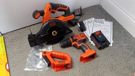 Circular saw portable drill flashlight set 20V *NEW Tools