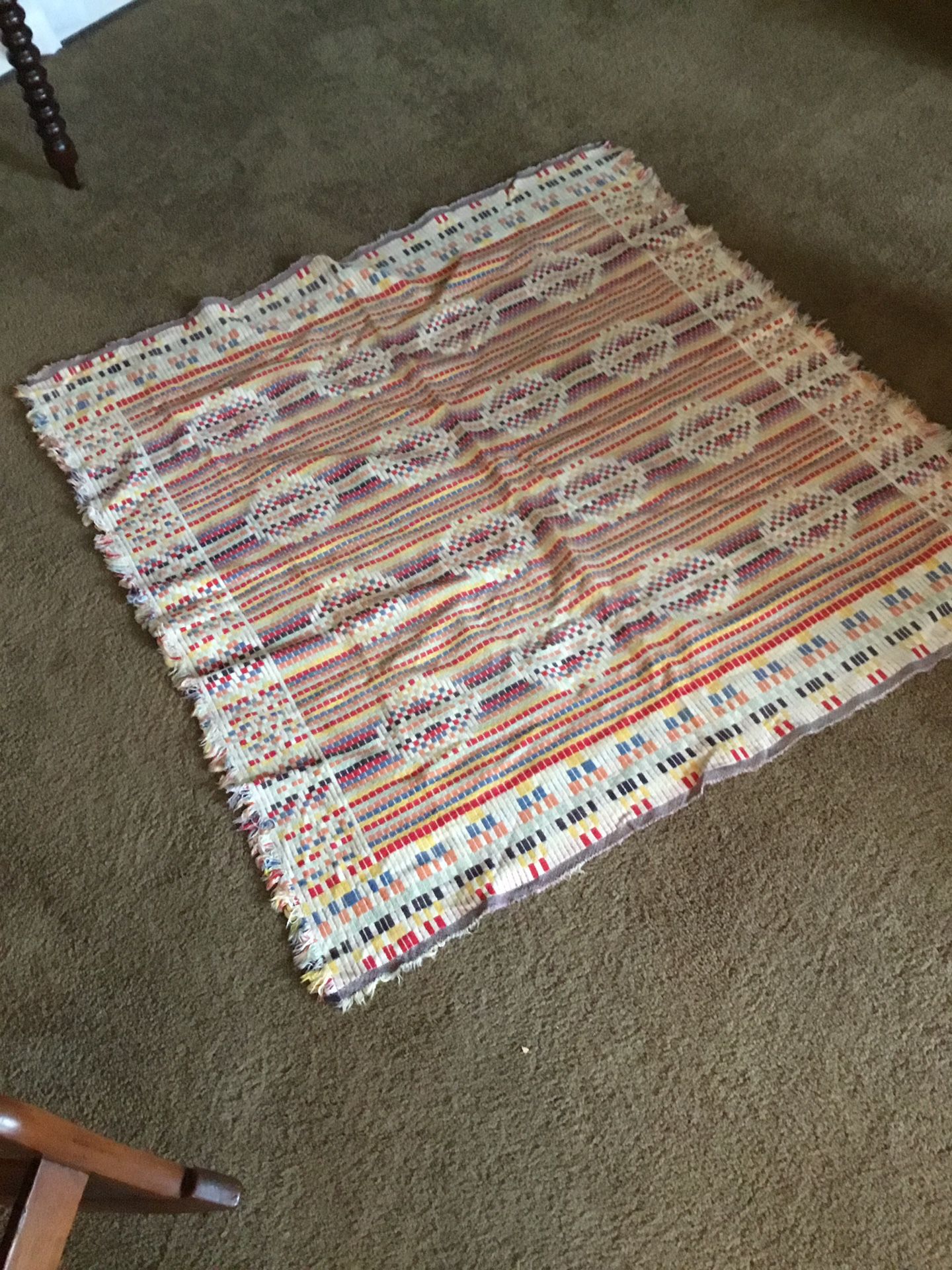 Antique Unique Table cover-$35 SALE