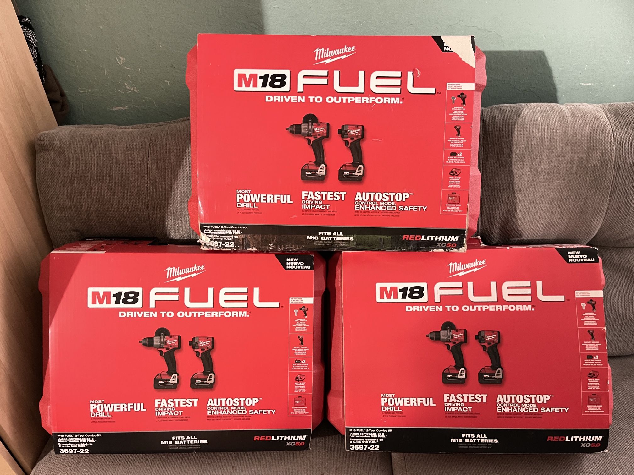 Milwaukee Fuel Drills sets (NEW)