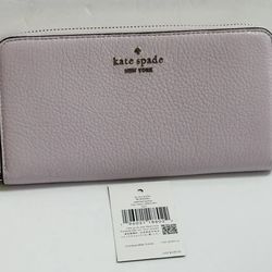 New & Rare Kate Spade Leila Large Continental Wallet Leather