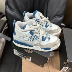 Toddler Shoe Jordan 4 Retro “Industrial Blue” 10C