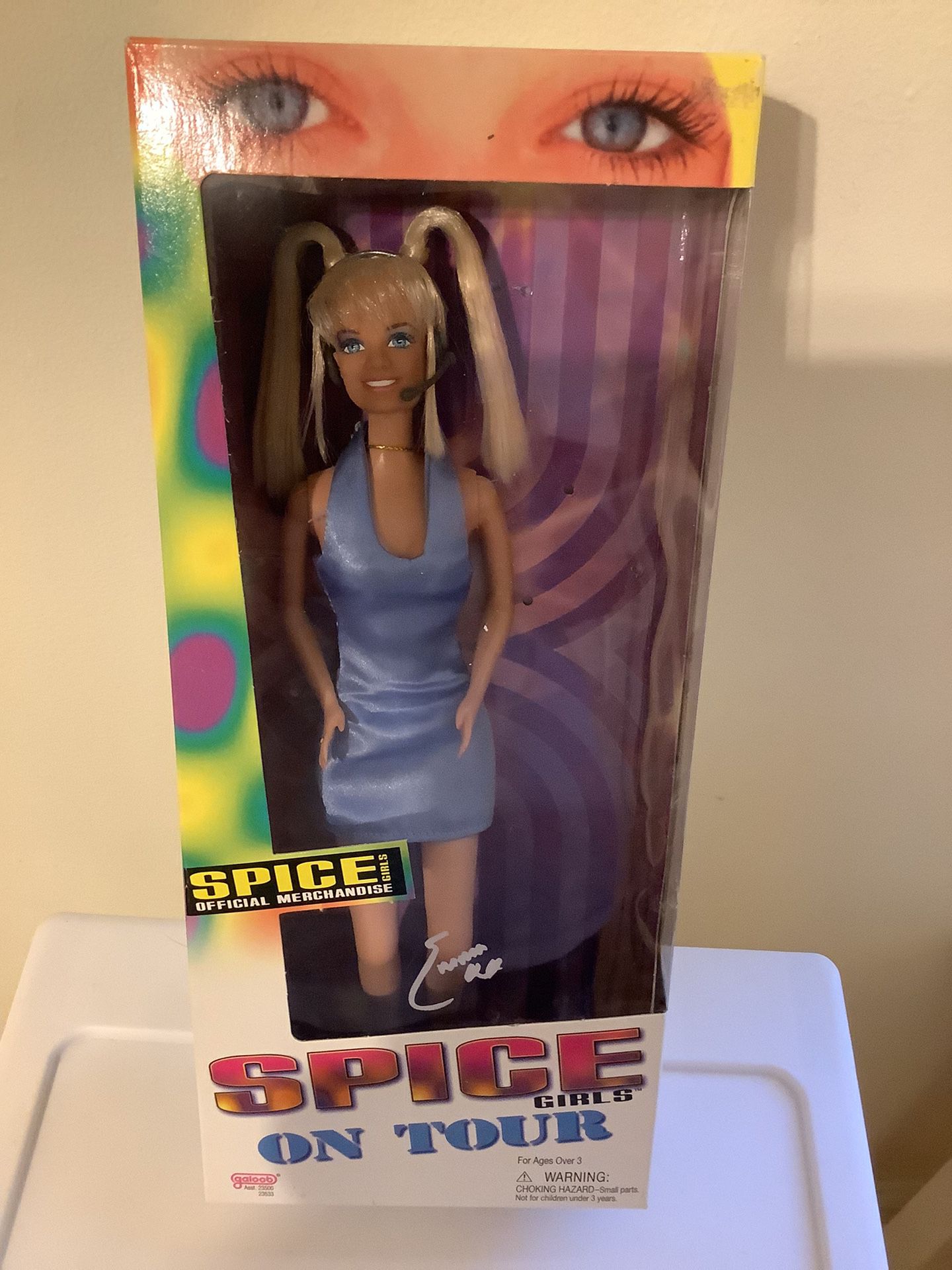 Vintage 1990s Spice Girl On Tour Emma Burton Baby Spice Doll In Box 
