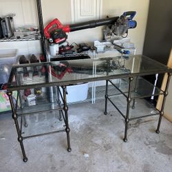 Glass Desk 