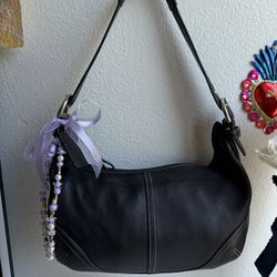 Vintage Y2K Black Coach Soho Bag