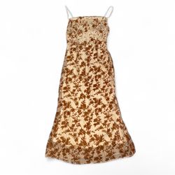 Floral Mermaid Maxi Cami Dress