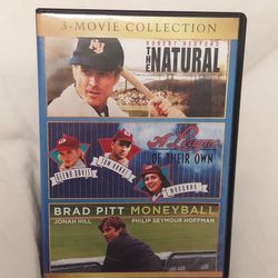 A League Of Their Own, Moneyball, The Natural 3 Movie Collection 