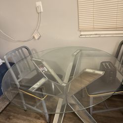 Coffee Table and Round Dining Table