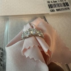 Moissanite Engagement Ring size 7
