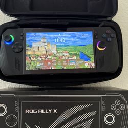 Rog Ally X With Premium Rog Case 