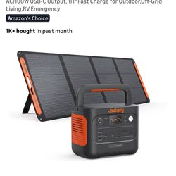 1000w Solar Generator Brand New Battery With Solar Pannel 
