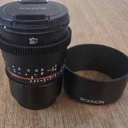 Rokinon 85mm T1.5 Lens