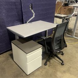 Herman Miller Single Flo Monitor  Arm! We Have Several Available! We Also Have Monitors, Docking Stations, Chairs, Standing Desks, And More!!