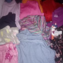 Bundle Of Girls Clothes Size 6/6 And 7/8 8 And 10/ 
