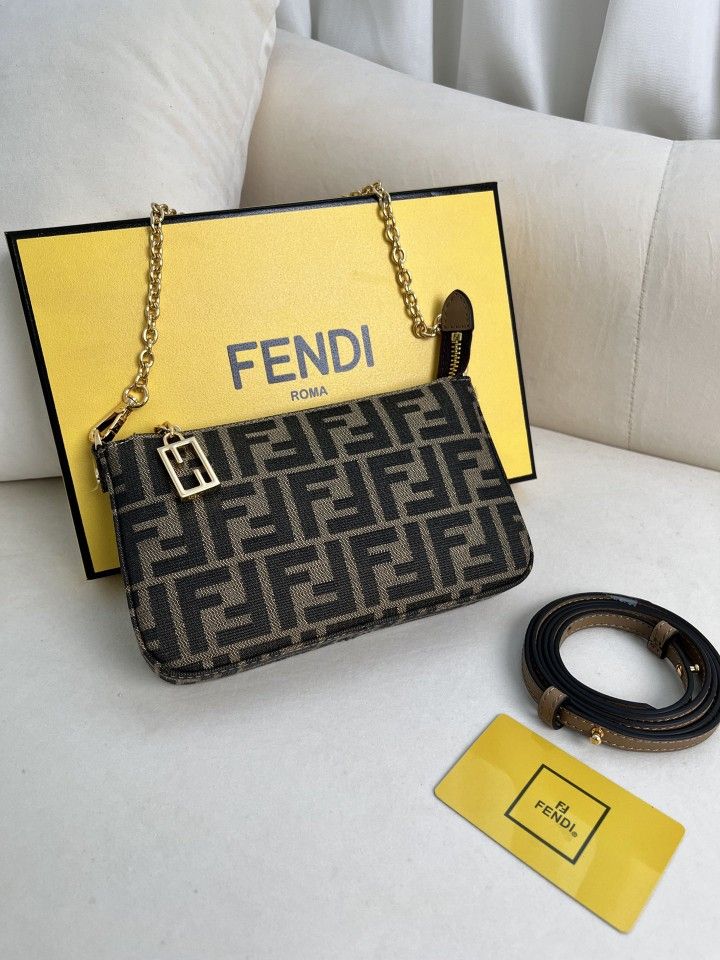 FENDI Monogram Tote, Handbag, Shoulder Bag