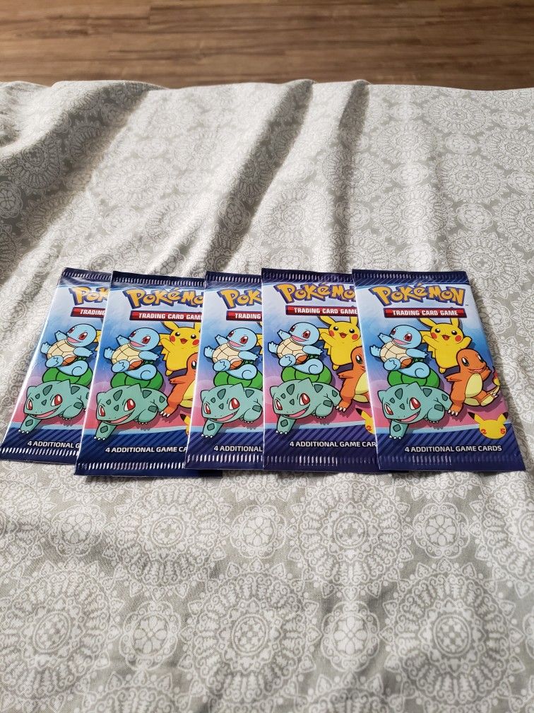 25th Anniversary McDonald's Pokemon Packs