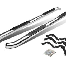 07-18 Chevrolet Silverado Gmc Sierra Running Boards Side Steps Nerf Bars Estribos Chevy