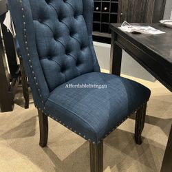 Blue Dining Chairs Set Of 2 Brand New In Box 