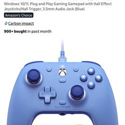 GameSir G7 SE Wired Xbox Controller Purple Hall Effect Joysticks & Back Buttons