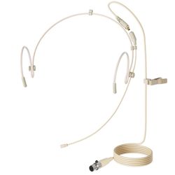 J K Professional Headset/Headworn Microphone MIC-J 071S Compatible with Shure Wireless System
