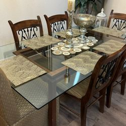 Glass top Dining Table