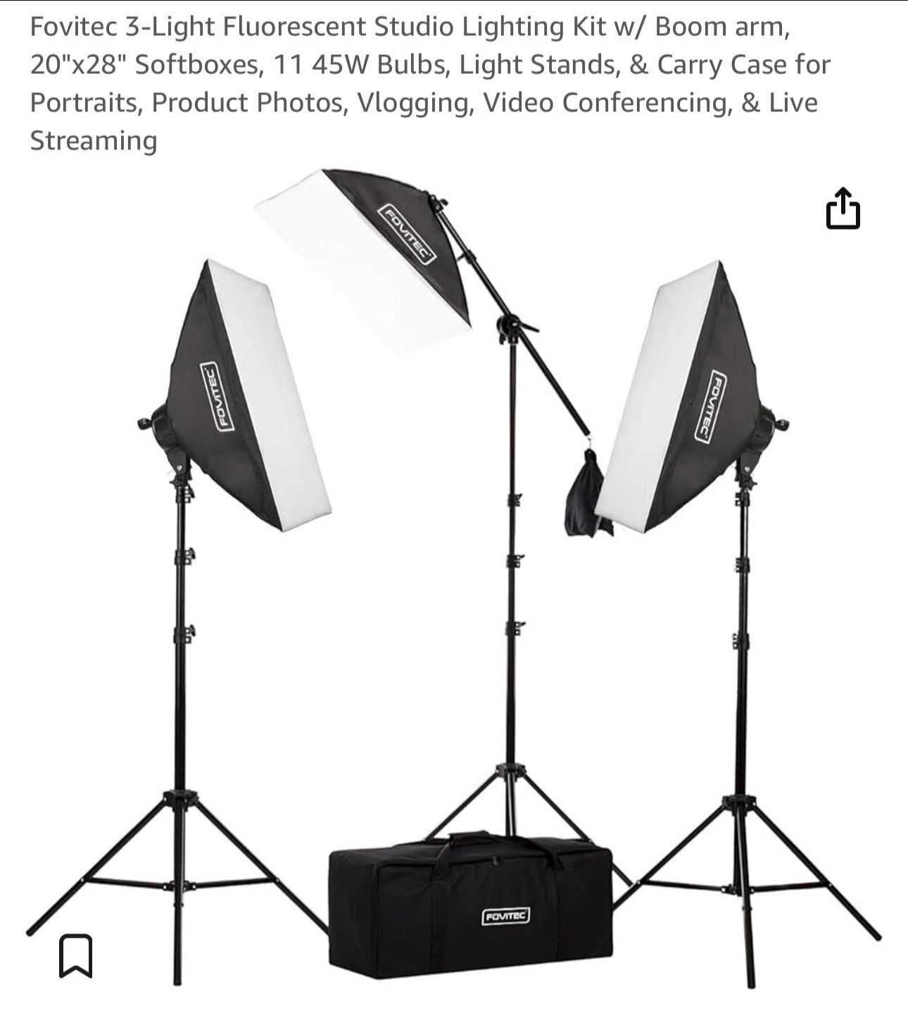 Professional Studio Light Set 