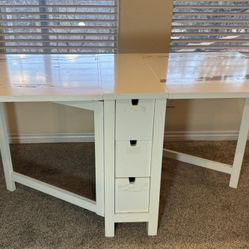 IKEA Expandable Craft Table With 6 Drawers