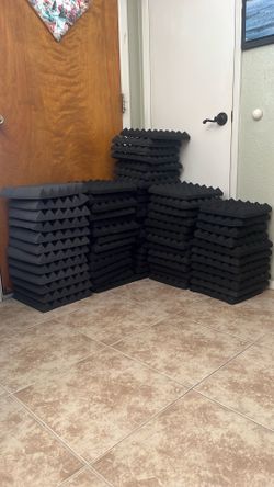 60pcs Studio Acoustic Foam 2x12x12 inches
