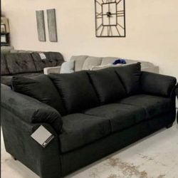 Darcy Black Sofa Couch By Ashley 