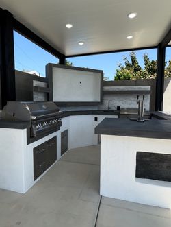 Outdoor Kitchen Bbq Island Combo