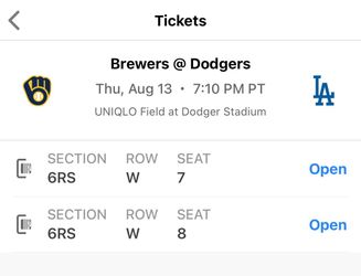 Dodgers vs Brewers