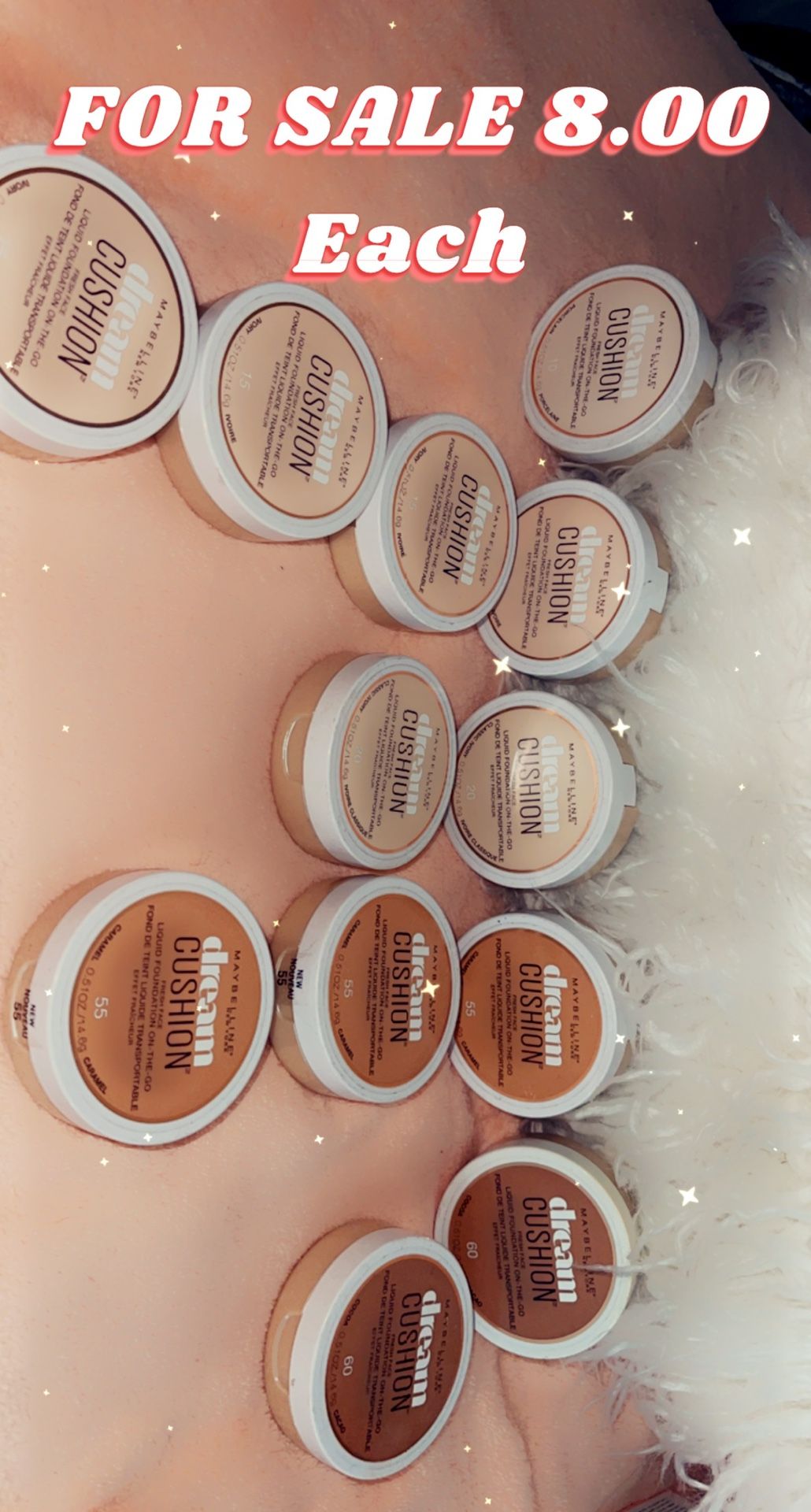 Maybelline make up products