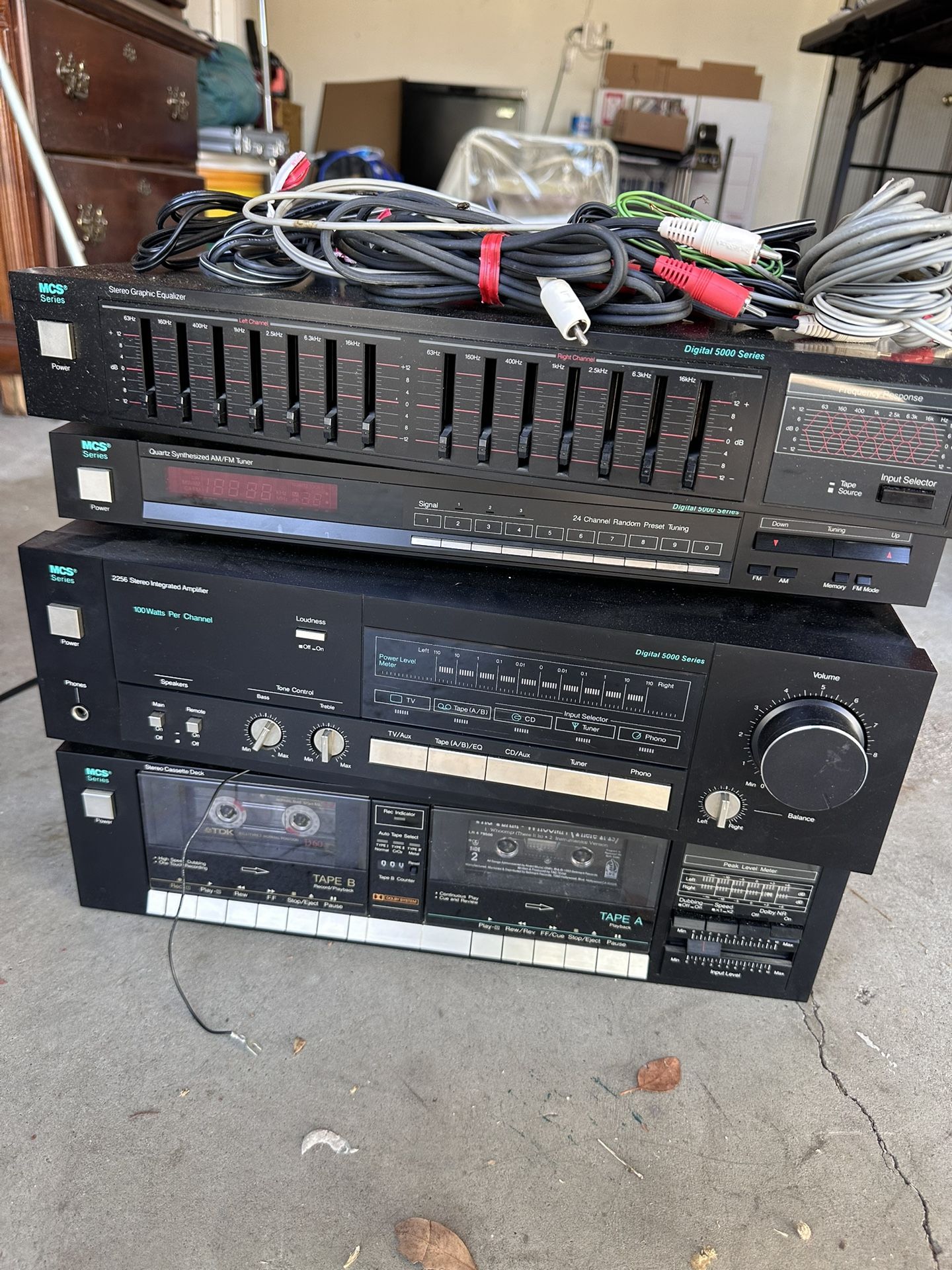 Cassette, Stereo, And Equalizer