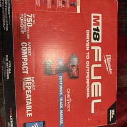 New Milwaukee M 18 impact Two batteries One charger Tool Case