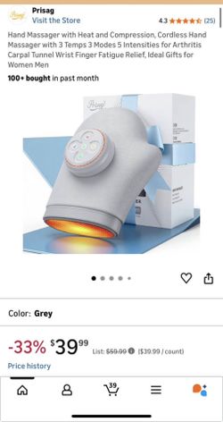 Brand New Heated Hand Massager with Compression