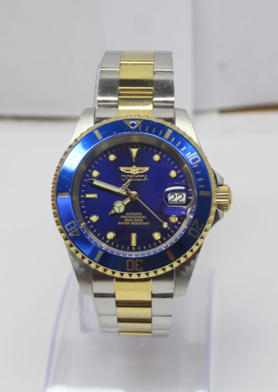 Invicta Men's Pro Diver 40mm Stainless Steel Two Tone/Blue Watch (8928OB)