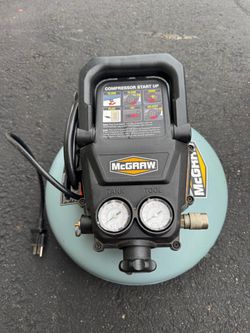 McGRAW 3-Gallon Oil-Free Air Compressor – Like New – $40