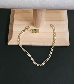 14k gold bracelet 7.5 inch