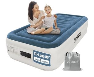  Vosser Twin Air Mattress With Bed Sheet Set