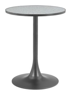 Bite Gray & Black Bistro Table