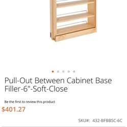 Cabinet Base Filler 6”