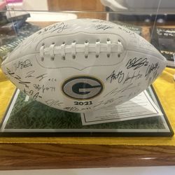 2021 Packers Team Signed Football