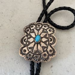 Bo Lo Tie W Turquoise 