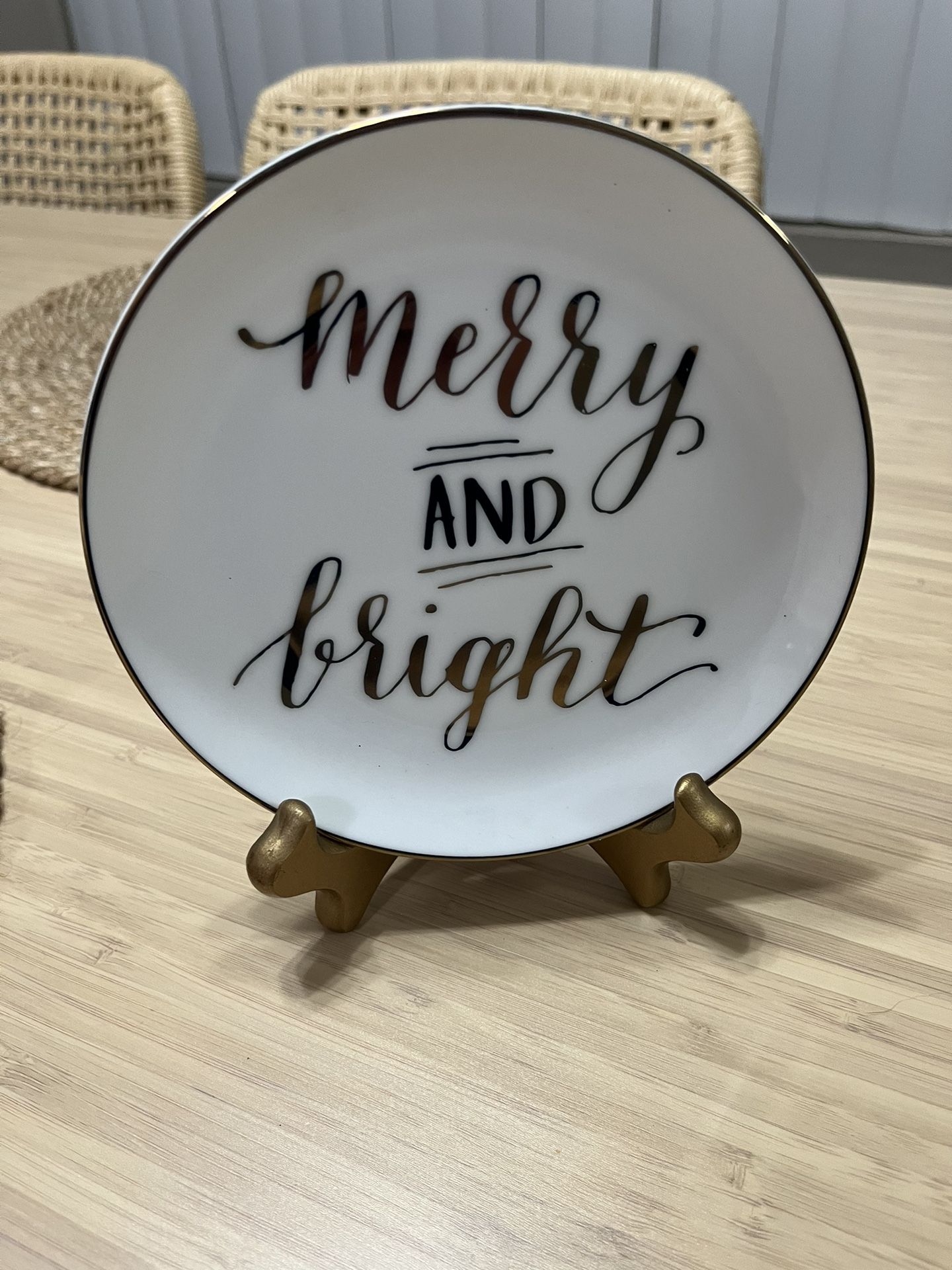 Christmas Plates (Set Of 2)