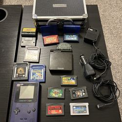 Gameboy Color & Game Boy Advance Bundle With Pokemon