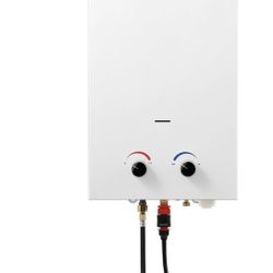 GASLAND BS264 Outdoor Propane Tankless Water Heater 2.64GPM, 10L Portable Hot Water Heater for Cabin, Barn, Camping, RV, Overheating Protection, Easy 