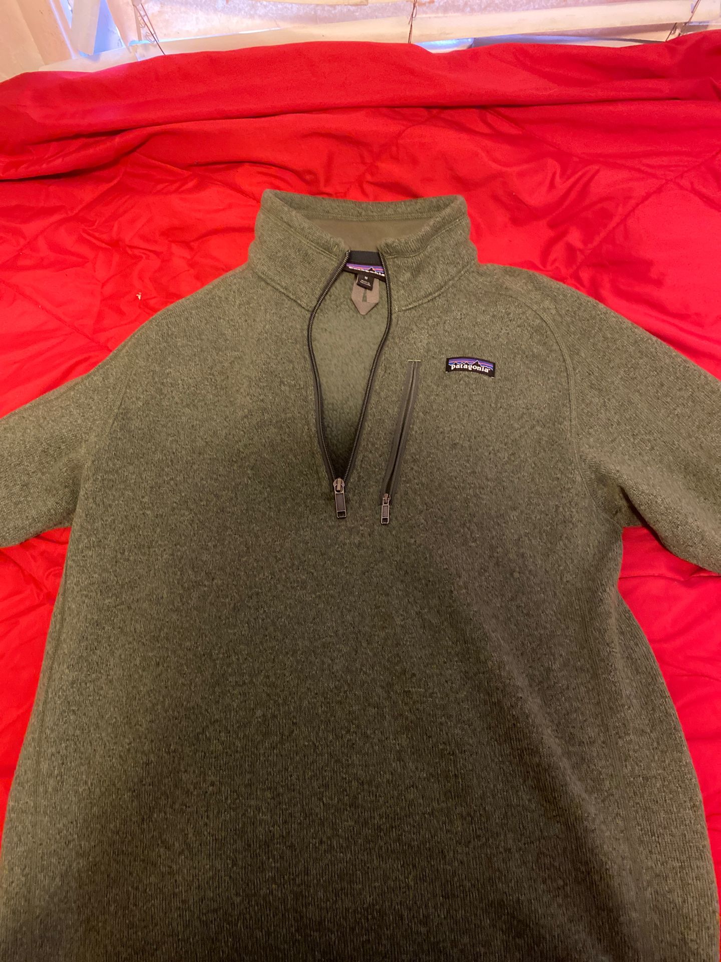 Patagonia 1/4 Zip Sweater Green/Olive