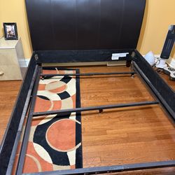 Queen Leather Bed Frame